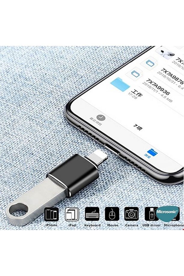 Lightning To Usb Adapter Iphone Ipad Usb Dönüştürücü Adaptör (YÜKSEK KALİTE) - 8