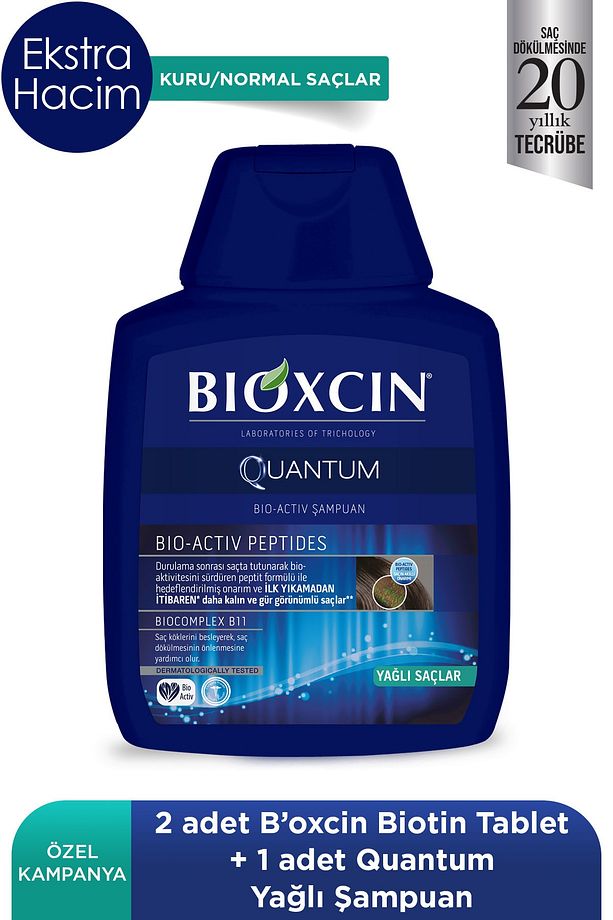 Bıoxcın Bıotın 5000 Mcg 60 Tablet + Quantum Şampuan 100 Ml - 4