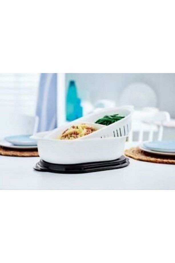 Kristalin Oval Servis 4 Lt - Siyah Kapak - 4
