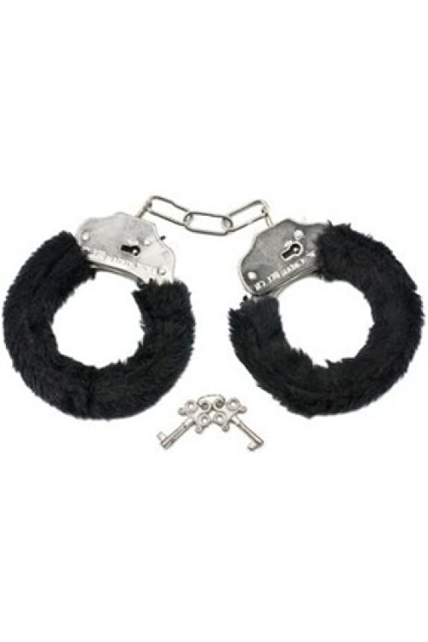 Siyah Peluş Kelepçe - 2