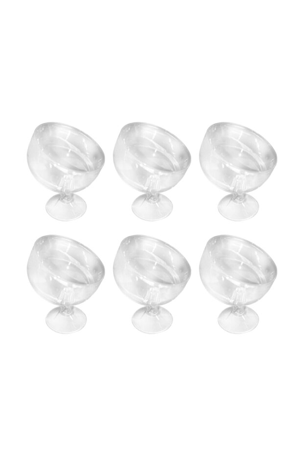 Lux 6-Piece Cut Model Magnolia Dessert Glass