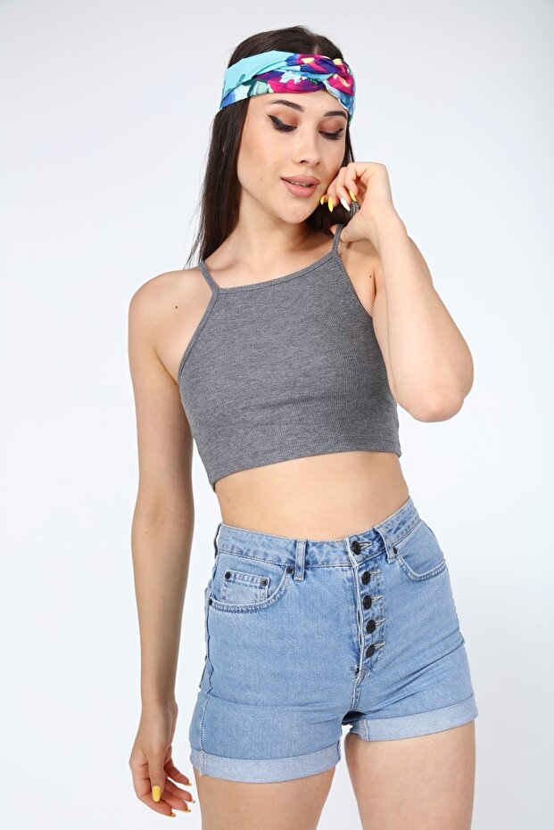 بوستير أساسي قصير مع حزام حبل - 4