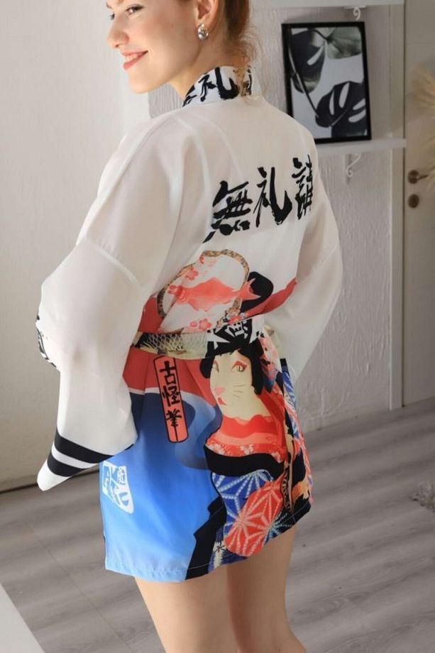 Beyaz Yakuza Kimono - 4