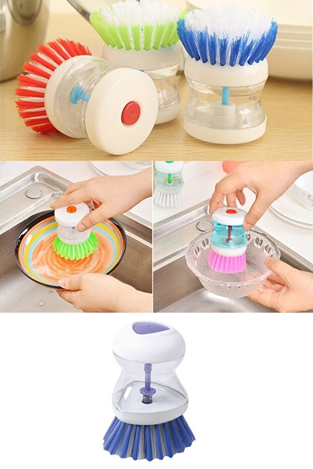 Deterjan Hazneli Bulaşık Fırçası - 3