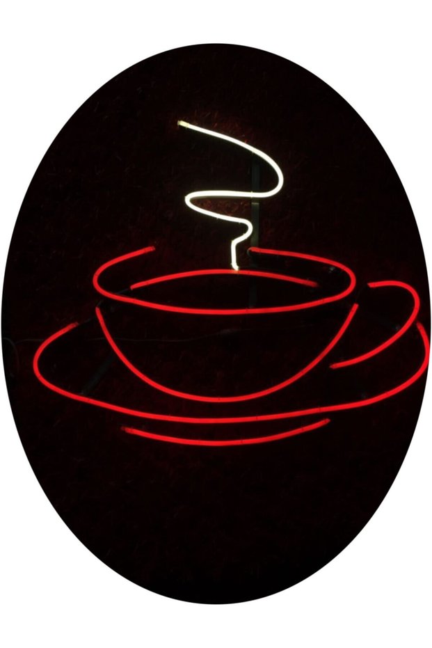 Neon Led Decorative Coffee Figure