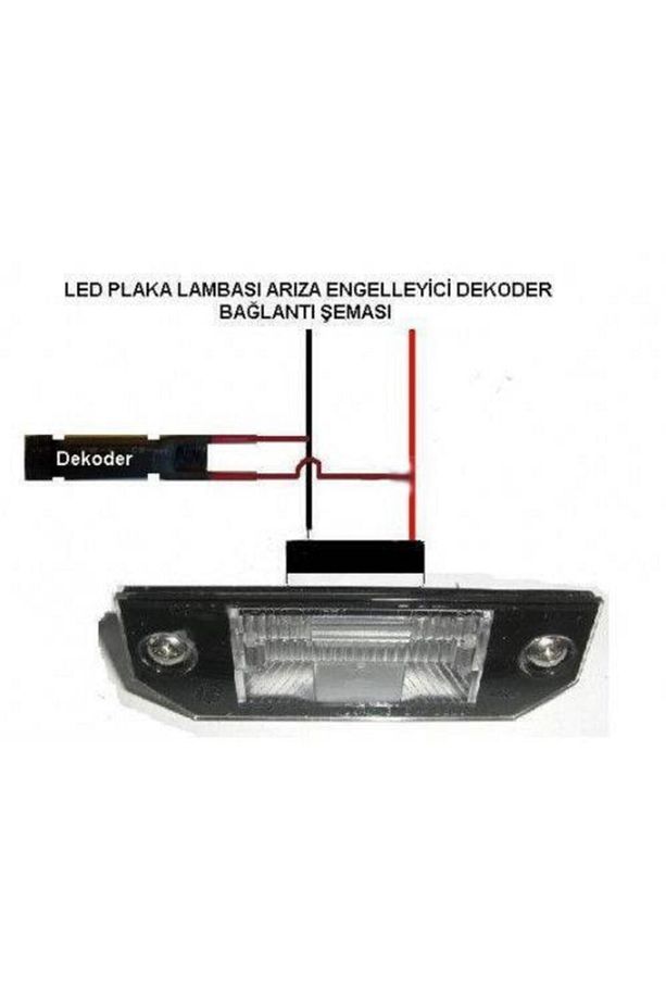 Fiat Egea T10 Plaka Led Lambası Ve Canbus Modülü - 2
