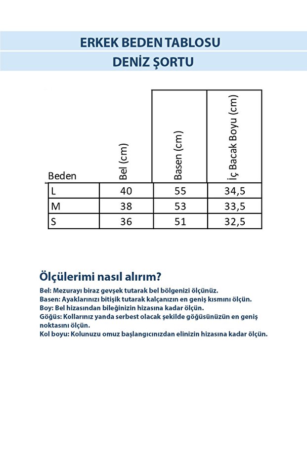 Erkek Mustard Deniz Şortu - 7