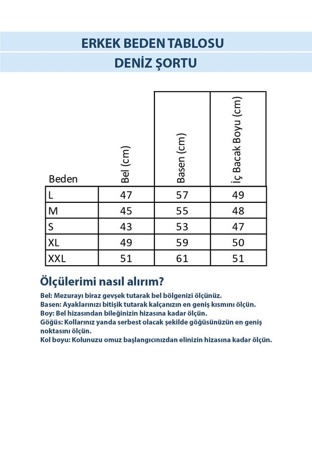 Backroll Erkek Antrasit Deniz Şort - 3