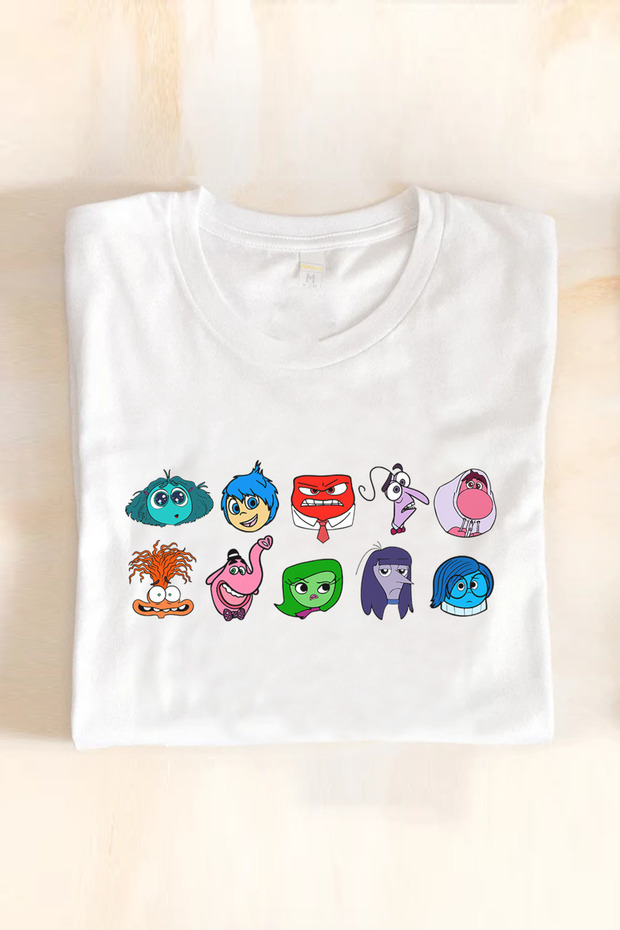 Reverse Face Patterned T-Shirt - 1