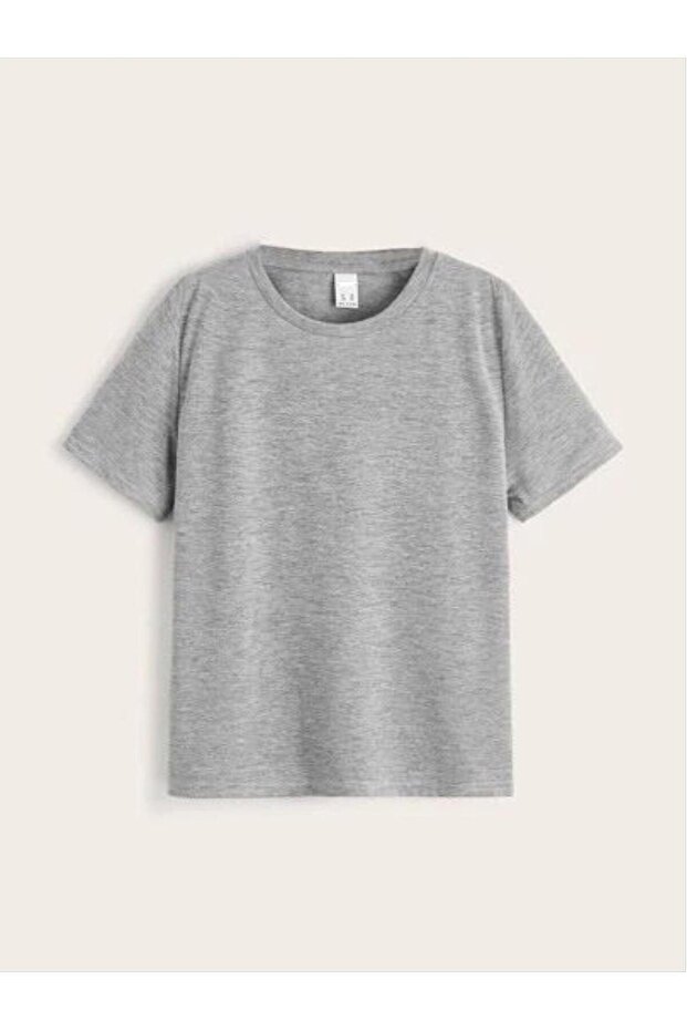 UNPRINTED SOLID COLOR GIRL / BOY T-SHIRT