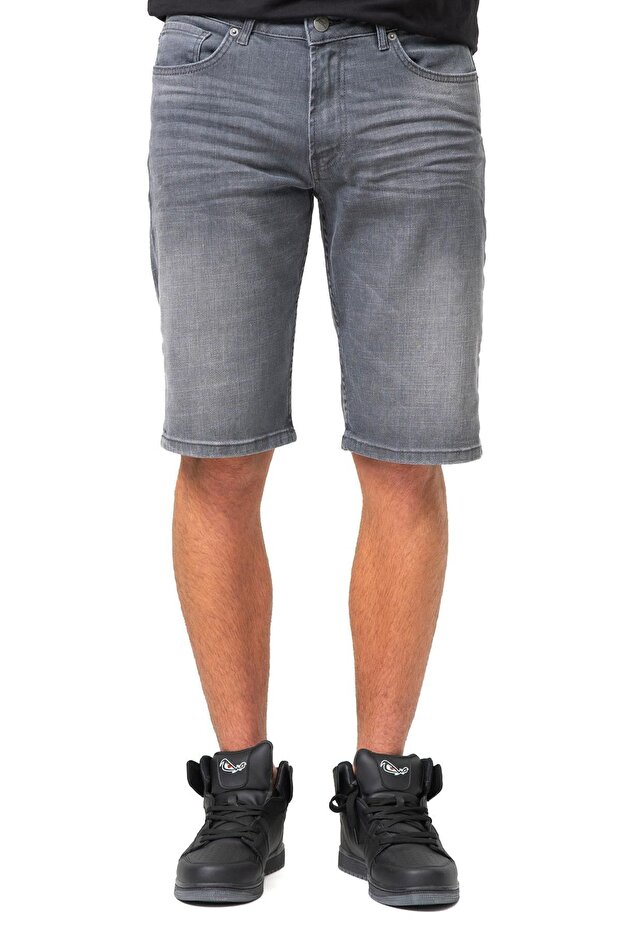 Grey Men's Denim Shorts M50096