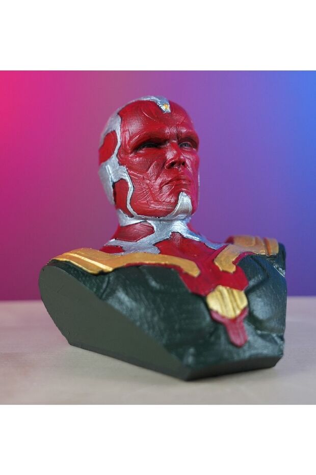 The Visions Boyalı Büst / Figür - Biblo 15 Cm - 2