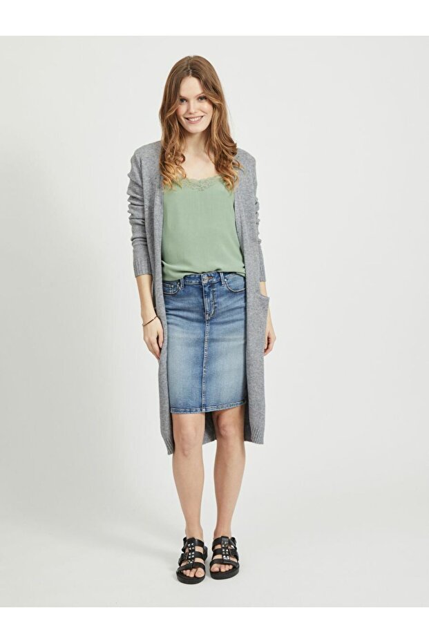 Strickjacke VIRIL Longline - 5