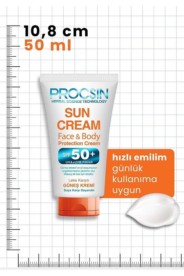 Yüksek Uv Korumalı Koyu Leke Önleyici Spf 50 Güneş Kremi 50 ml - 6
