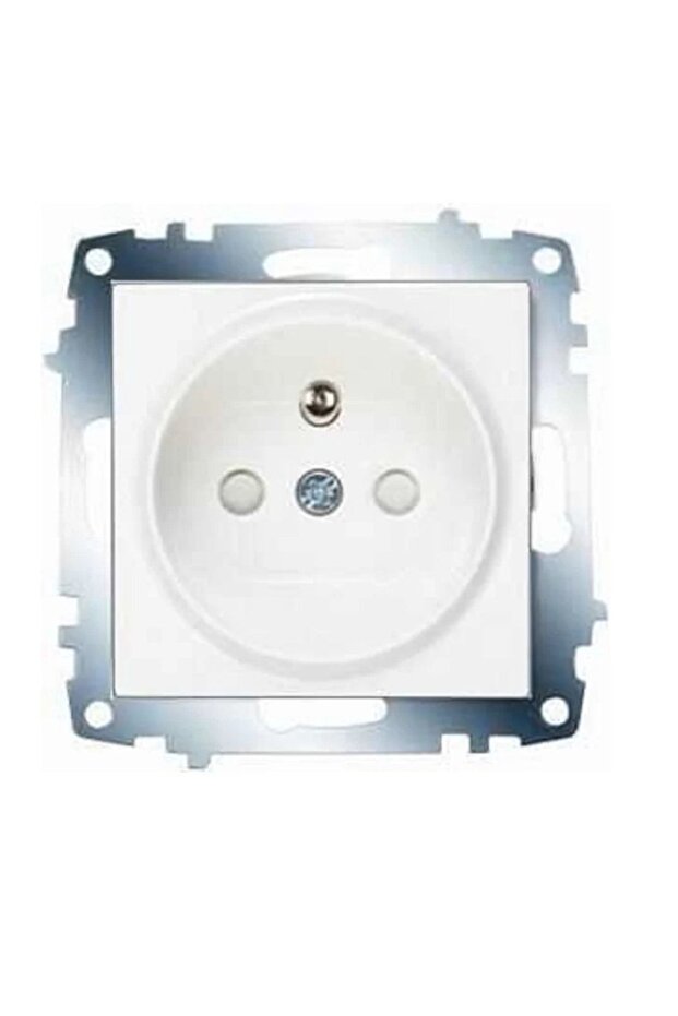 مقبس Karre White Ups مقاوم للأطفال بدون إطار -90967045