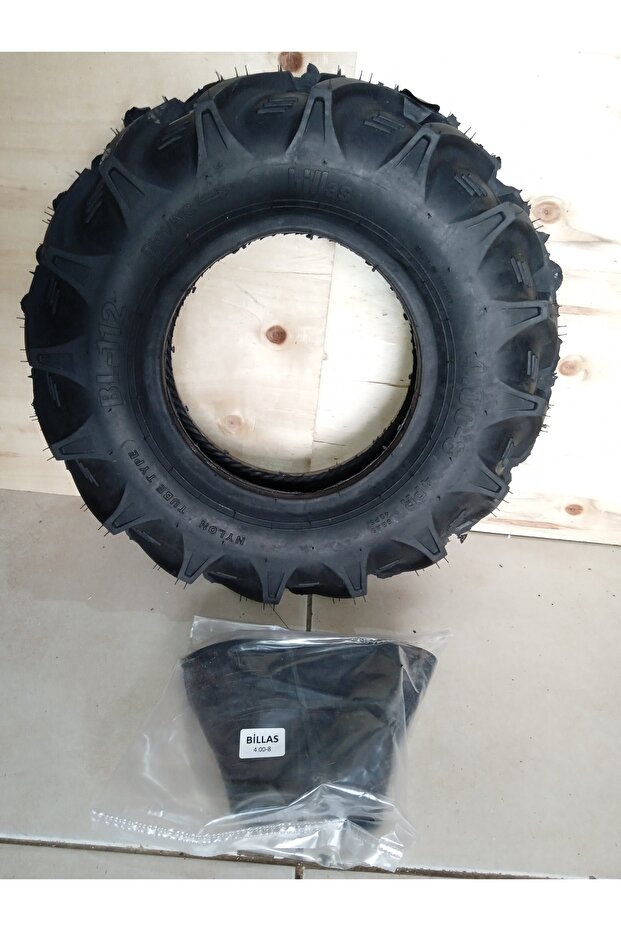 BL 112 Çapa Makinesi ve Römork İçin Dış - İç Lastik Seti 400x8 / 2024 Üretim - 1