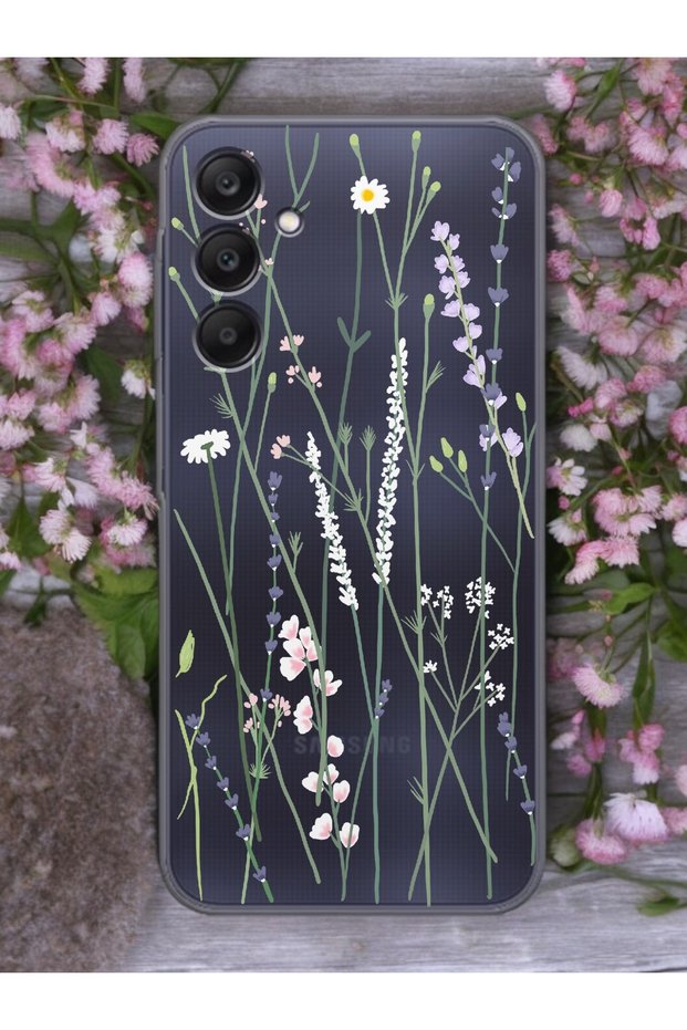 Clear Phone Case for Samsung A55 Pole Design