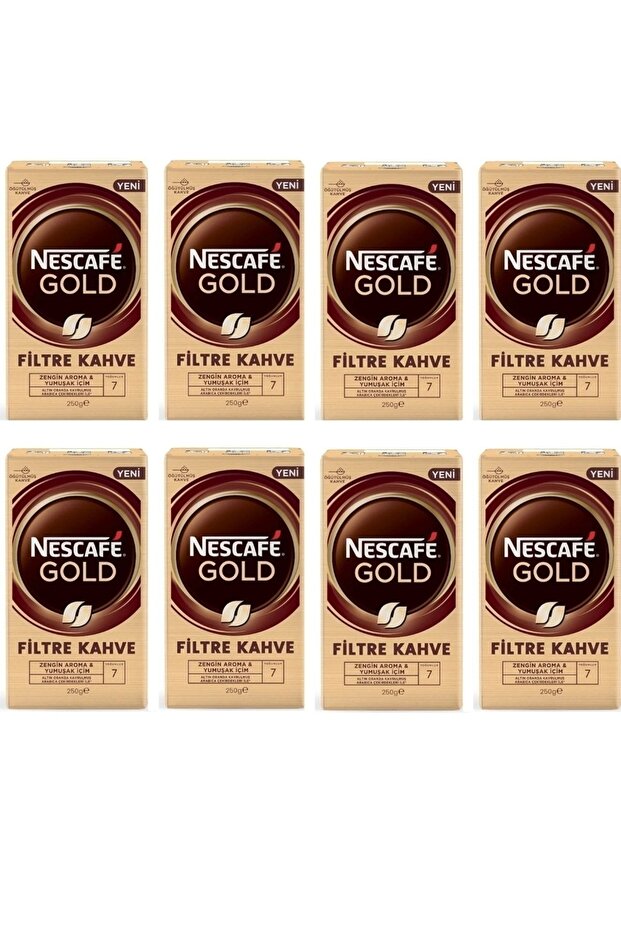 Pack of 8 - Gold Filter Coffee 250 Gr