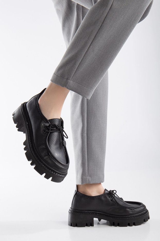 day-to-day sole stitching shoes day-to-day lace-up boots