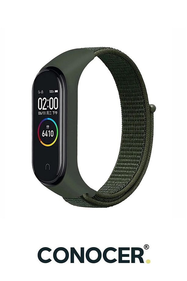 Xiaomi Mi Band 3/4/5/6/7 Uyumlu Hasır Dokuma Yüksek Kalite Kordon Kayış - 2