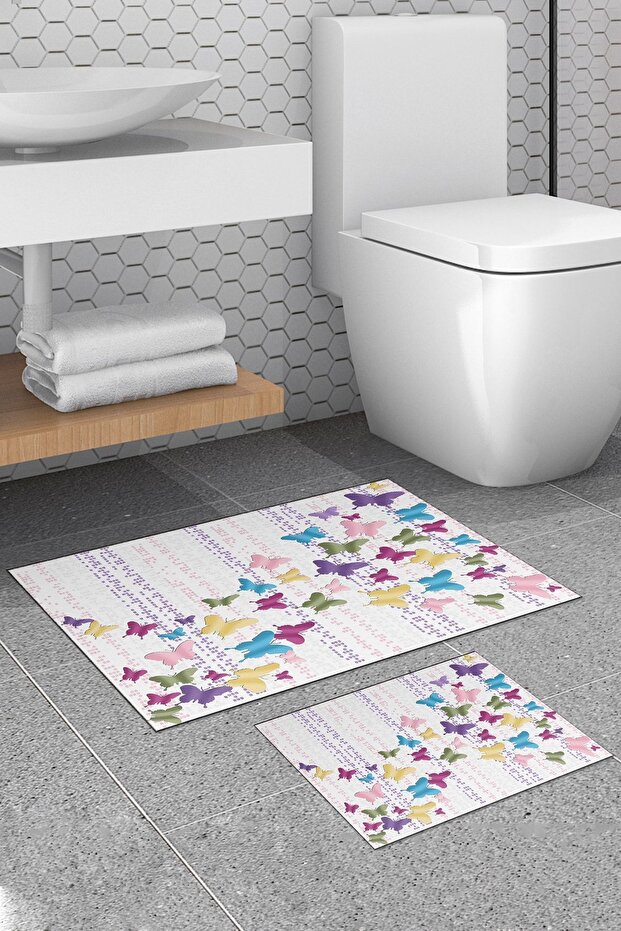 Non-Slip Base Digital Bathroom Set Multi?