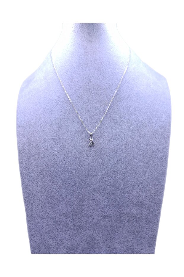 Minimalist Bisikletli Kedi Model Kolye - 1