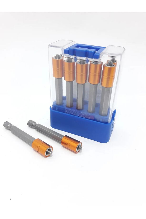 PZ2 65mm S2 Çeliği Mıknatıs Uçlu Bits Uç (1 ADET) Çelik Matkap Ucu Tornavida Ucu Vidalama Ucu - 1