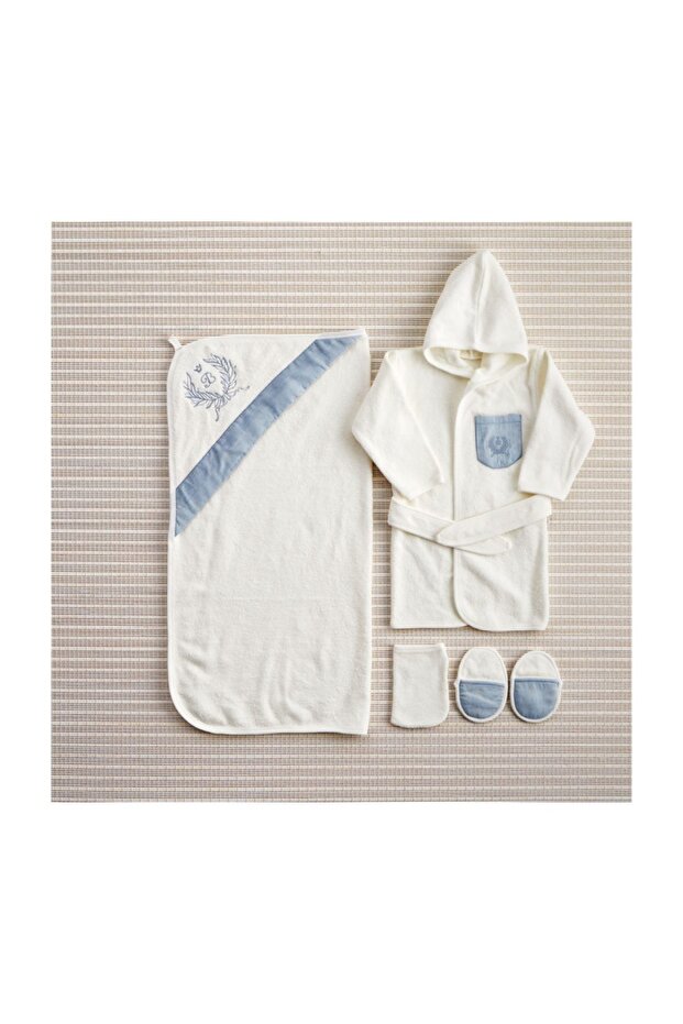 Babyking 4 Piece Men's Bathrobe Set