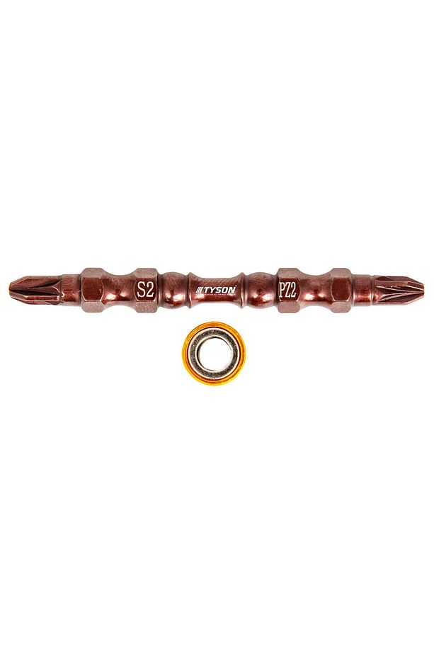 1 AD PZ2 65mm S2 Çeliği Çift Yönlü Mıknatıs Uçlu Bits Uç Çelik Matkap Ucu Tornavida Ucu Vidalama Ucu - 3