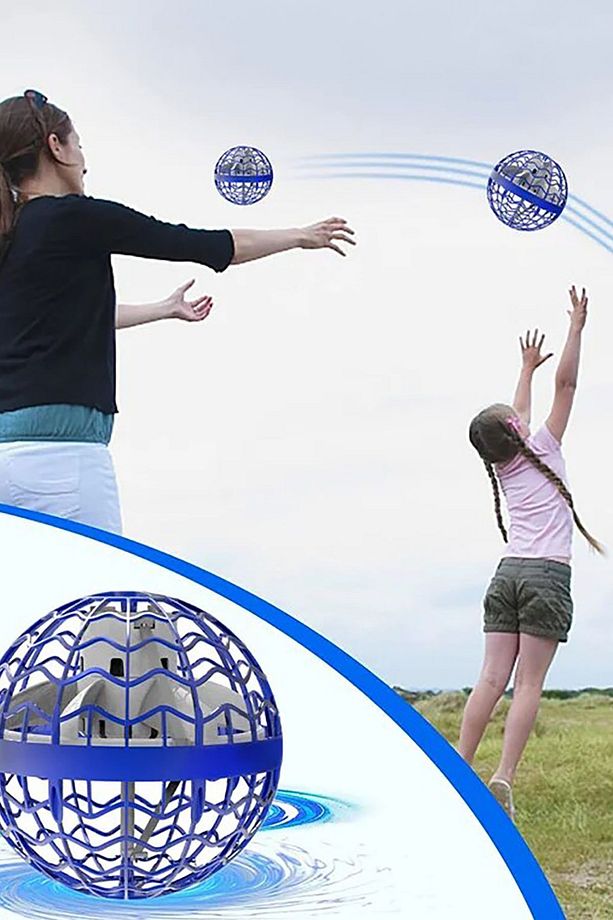 Uçan Küre Topu Oyuncakları Yükselen Hover Pro Boomerang Spinner El Kontrollü Mini Drone - 6