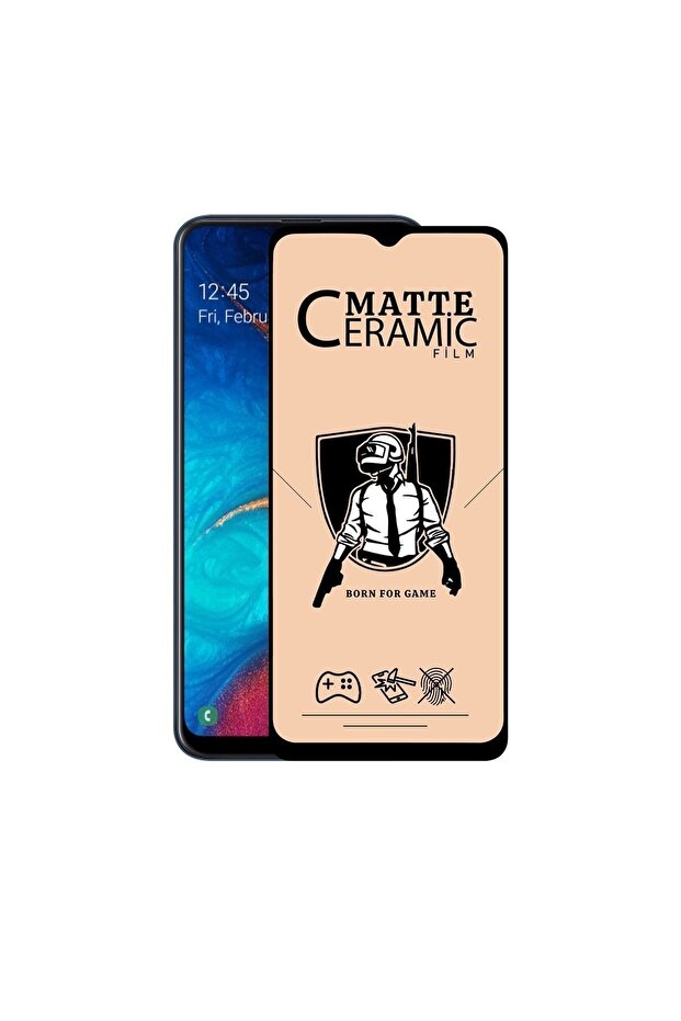 Galaxy A20 - 9d Matte Ceramic Screen Protector Compatible - 1