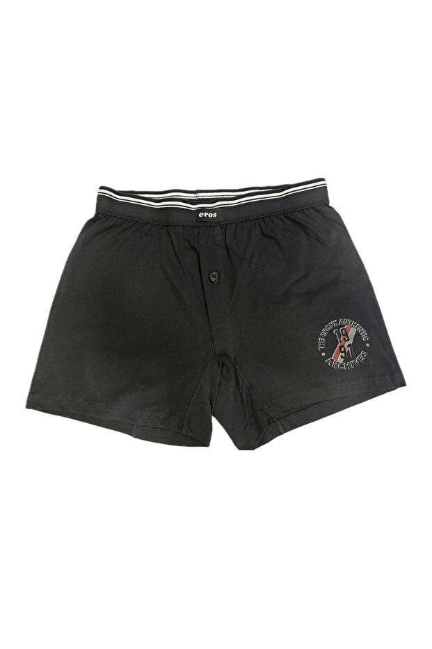 Sol Paça Baskılı Boxer Antrasit - 2