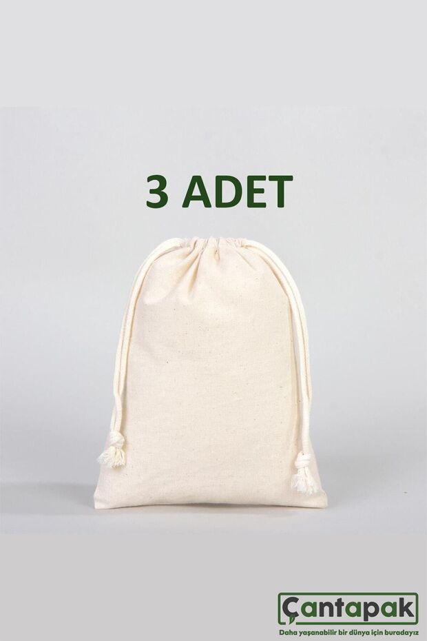 Raw Cloth Pouch/Bag/Organizer 15x20 (3 Pieces)