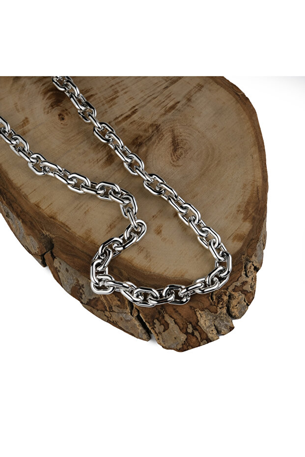 Silver plastic bag and jewelry chain