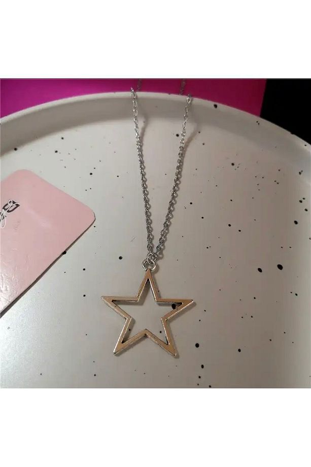 Yıldız Y2k Stargirl Zincir Kolye - 3
