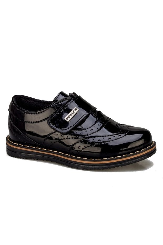 Daily Velcro Black Color Daily Velcro Tape Boys Classic Shoes