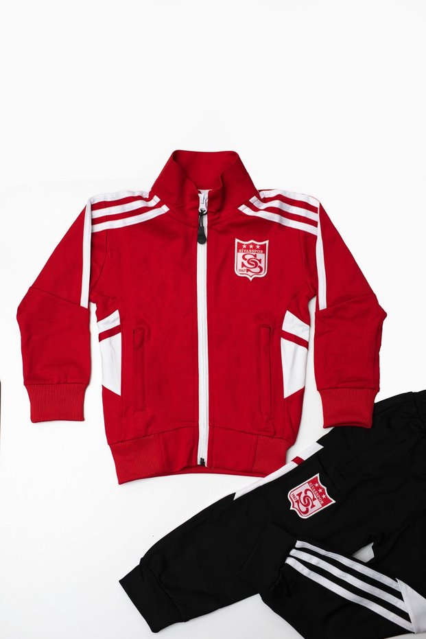 Sivasspor children's / youth sports tracksuit set red white biggest si̇vas