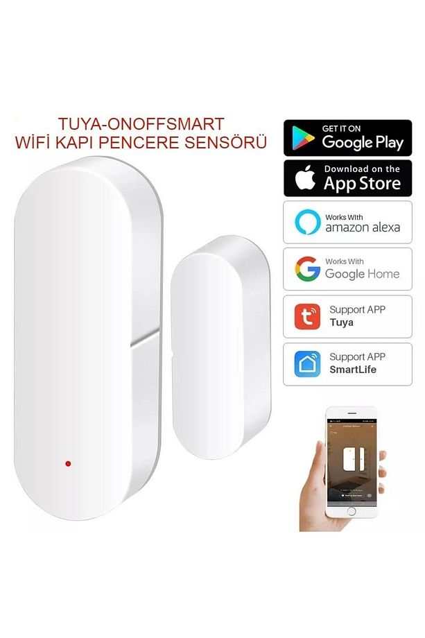 Tuya Destekli Akıllı Wifi Kapı Pencere Sensörü - 1