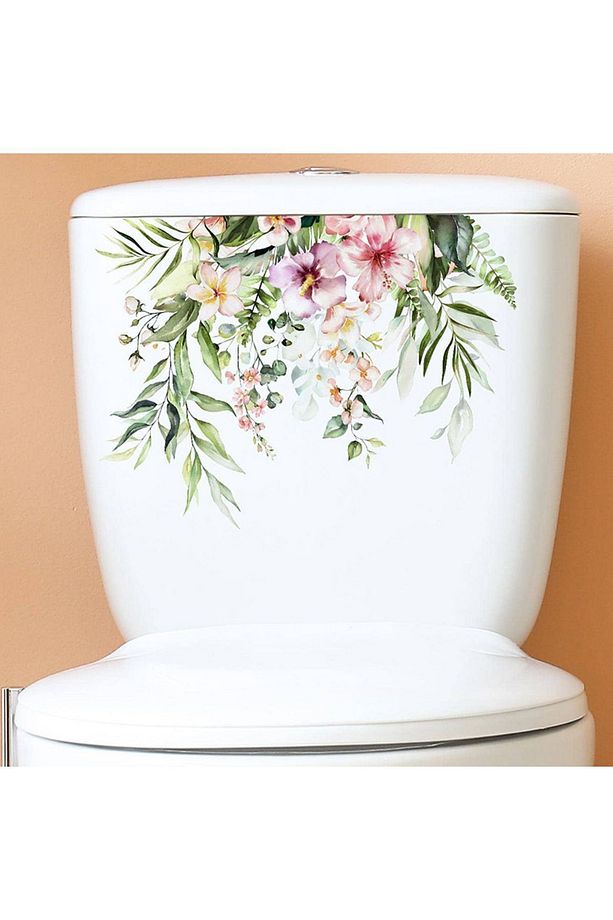 Else Şeffaf Pvc Banyo Tuvalet Klozet Wc Kendinden Yapışkanlı Etiket Sticker Banyo Düzenleyici ds05 - 2