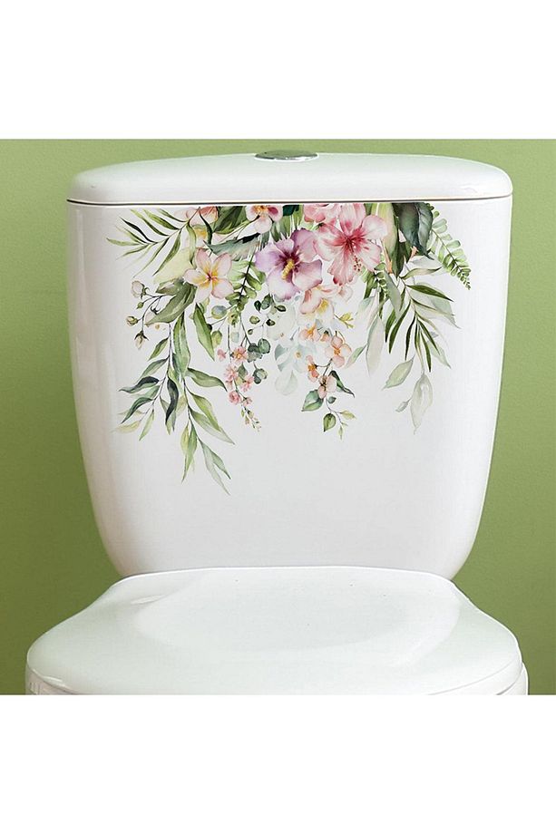 Else Şeffaf Pvc Banyo Tuvalet Klozet Wc Kendinden Yapışkanlı Etiket Sticker Banyo Düzenleyici ds05 - 1