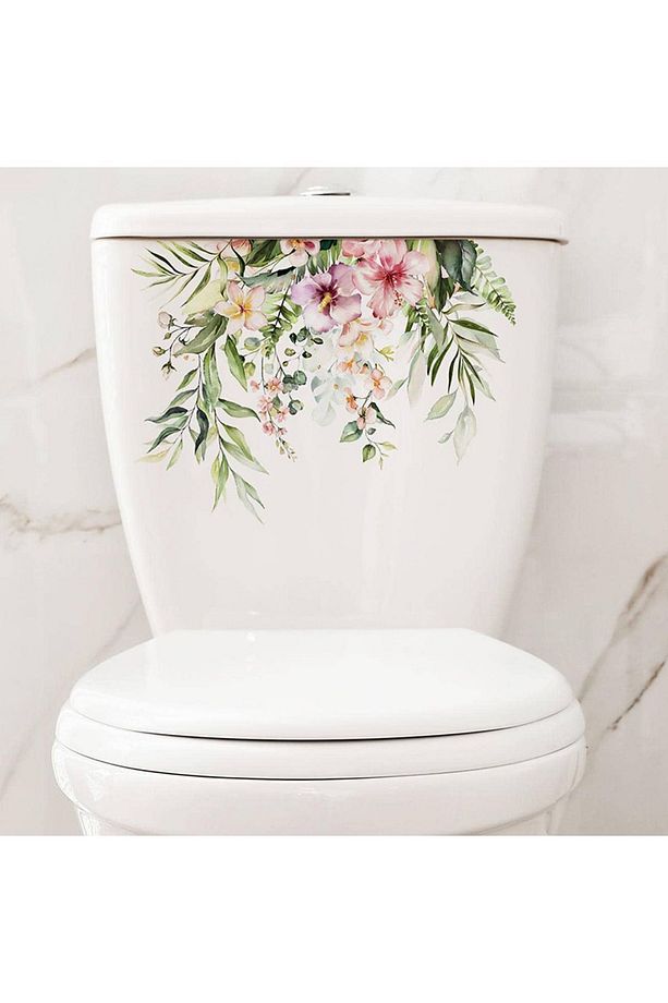 Else Şeffaf Pvc Banyo Tuvalet Klozet Wc Kendinden Yapışkanlı Etiket Sticker Banyo Düzenleyici ds05 - 3