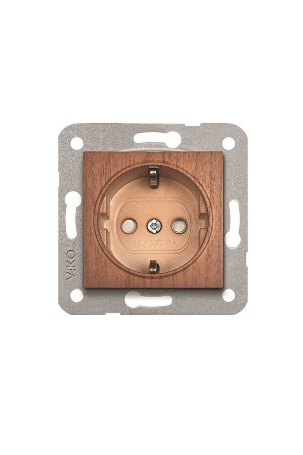 Artline Novella Walnut مقبس مؤرض بدون إطار92615142