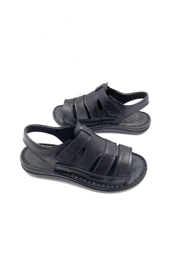 Genuine Leather Full Orthopedic Massage Men's Sandals