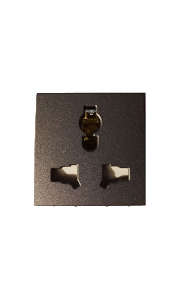 مقبس كومبي عالمي أنثراسايت قابل للتعديل أسفل + غطاء 2 متر - Wvtt22244an-tr