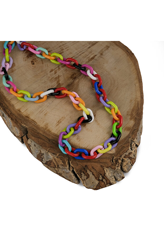Colorful Plastic Bag and Accessory Chain Set