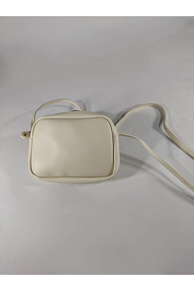 Ekru Mini Çapraz Çanta - 5