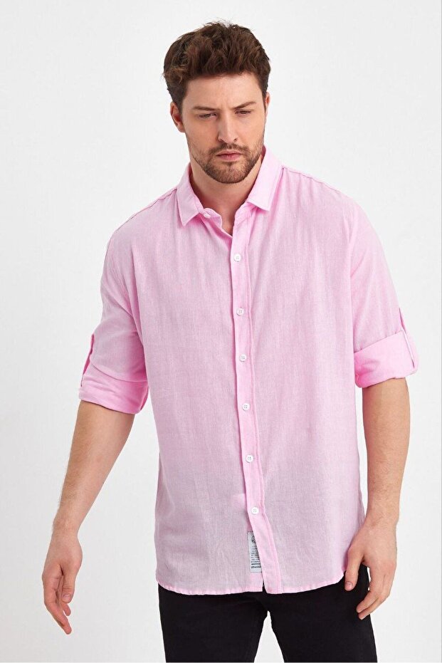 Keten Basic Gömlek Ae-y13007lns - 1