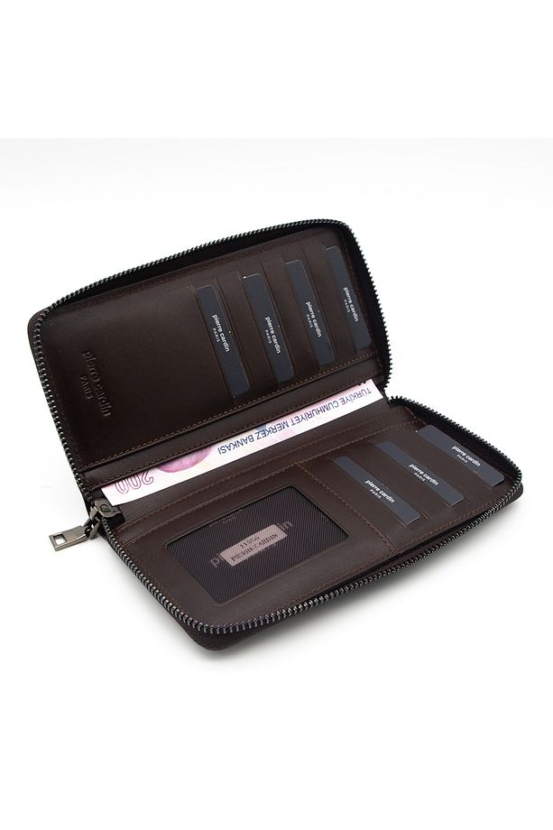 Kahve Analin Unisex Deri Cüzdanı A11056 - 3