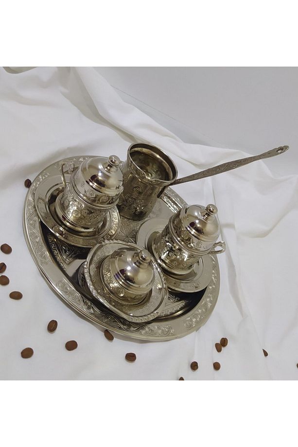 2'li Bakır El Yapımı Fincan Takımı - 2