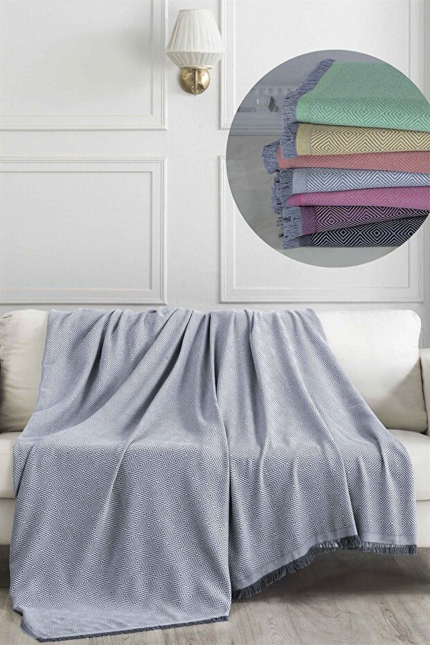 Gray Sofa Cover - 175X230 cm - Elegant and Stylish Design - Durable and Easy to Maintain